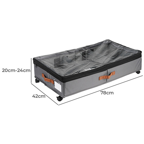 Coralie Height-Adjustable Underbed Storage