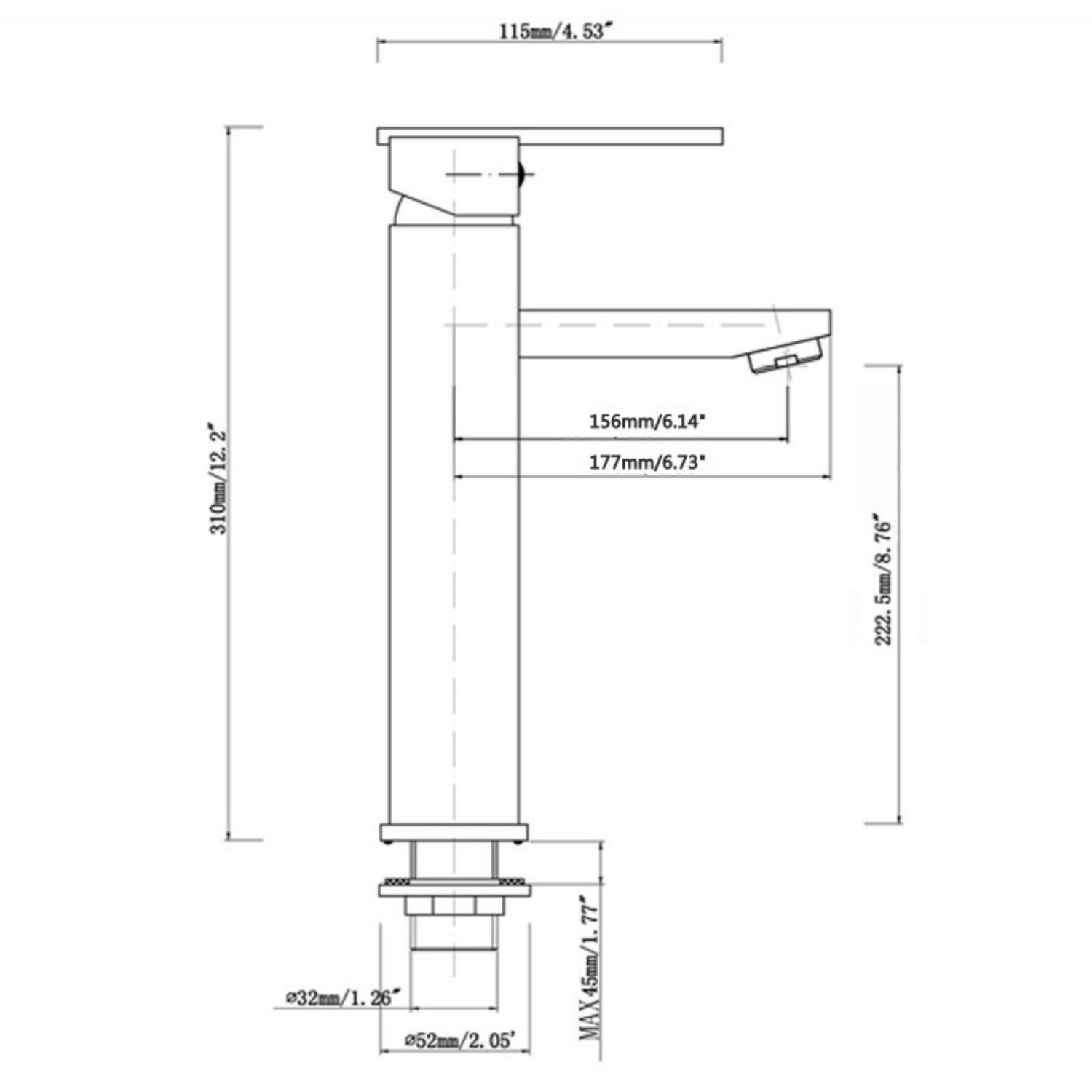 Ottimo-Tall-Basin-Mixer