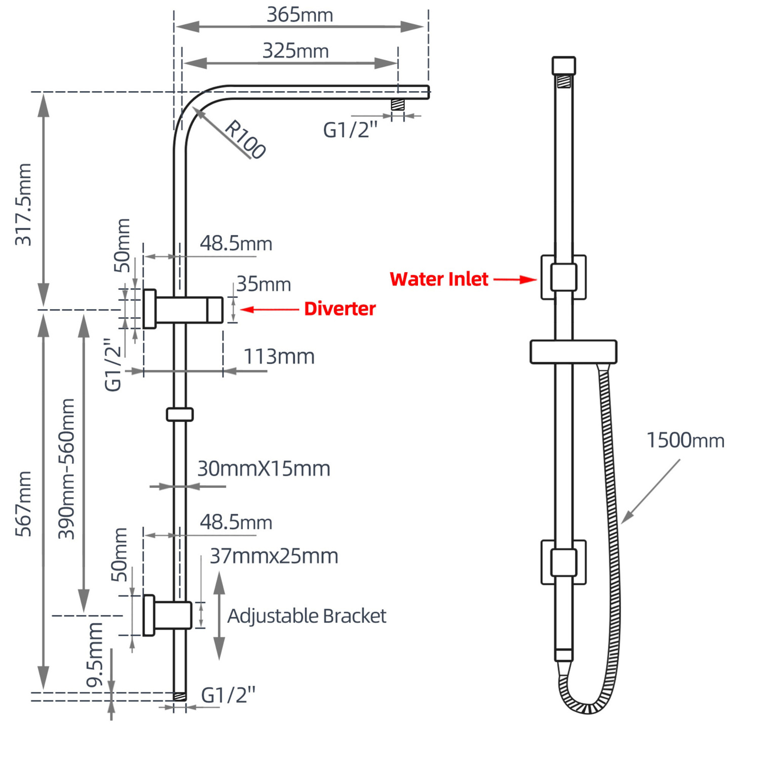 Square-Gooseneck-Twin-Rail-Shower-Body