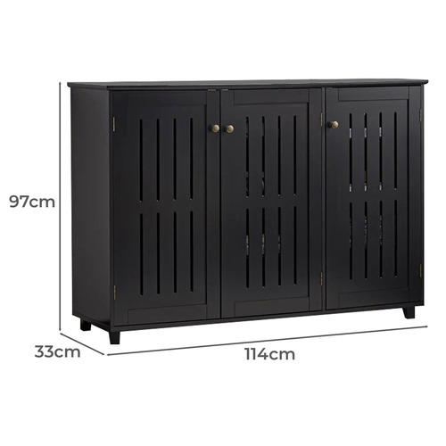 Thayer 3 Door Shoe Cabinet