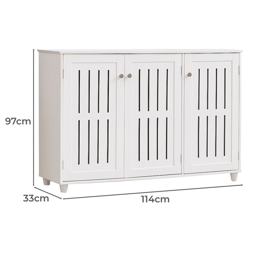 Thayer 3 Door Shoe Cabinet