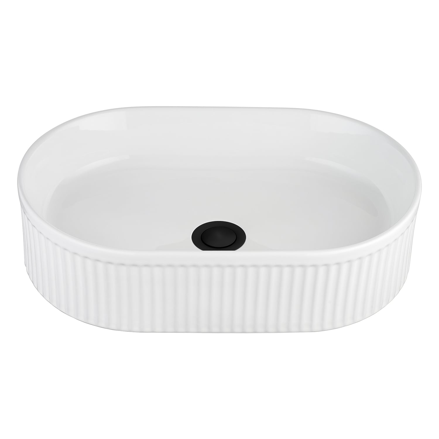 Hazel 490mm Pill Ceramic Above Counter Basin