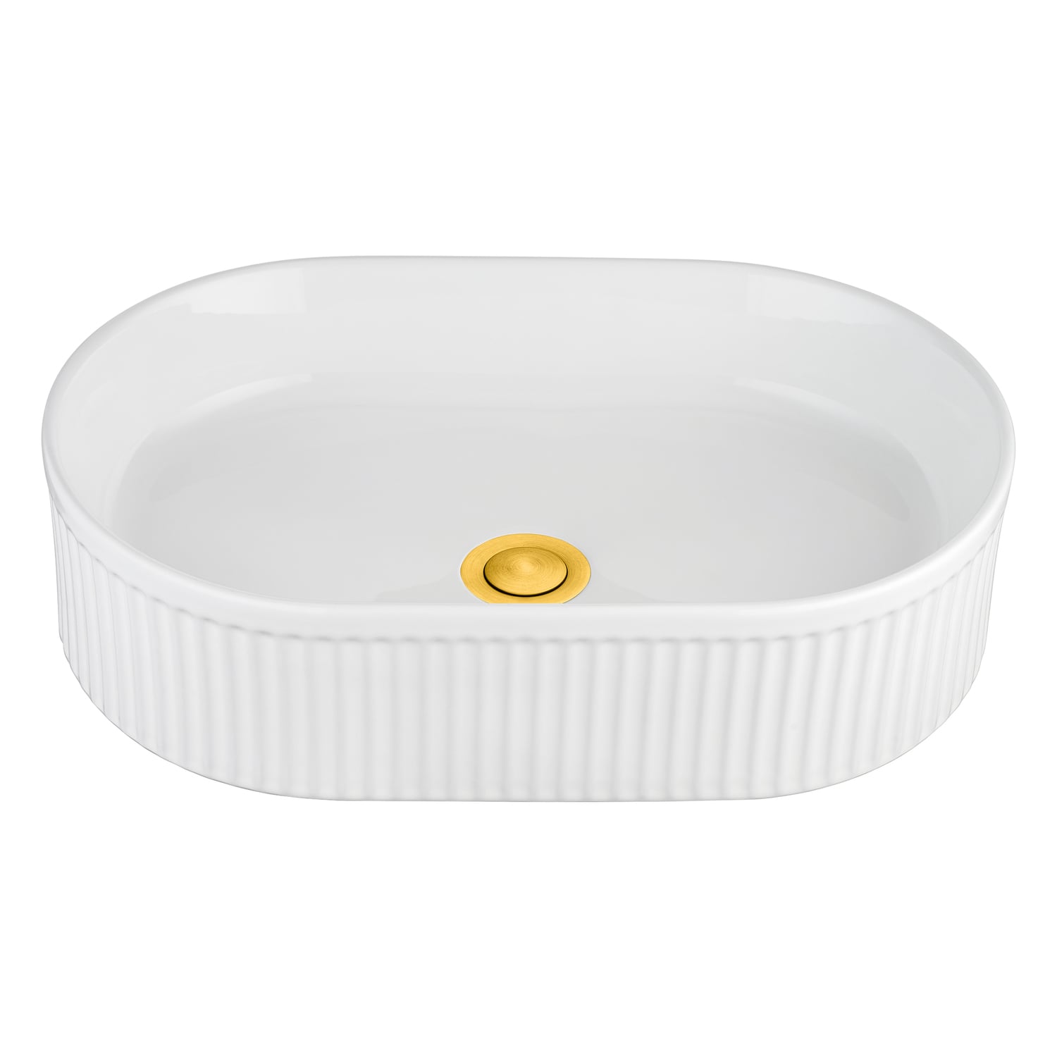 Hazel 490mm Pill Ceramic Above Counter Basin