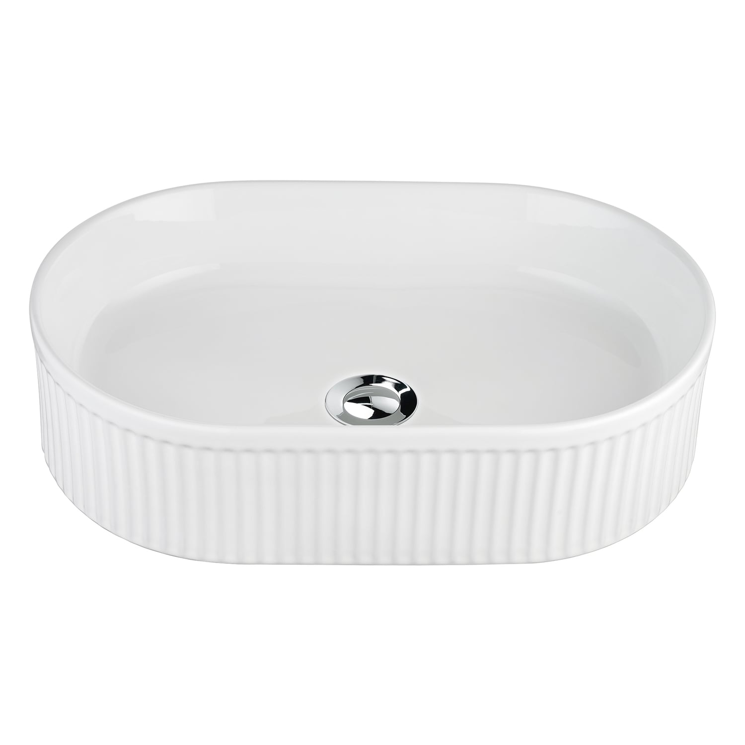 Hazel 490mm Pill Ceramic Above Counter Basin