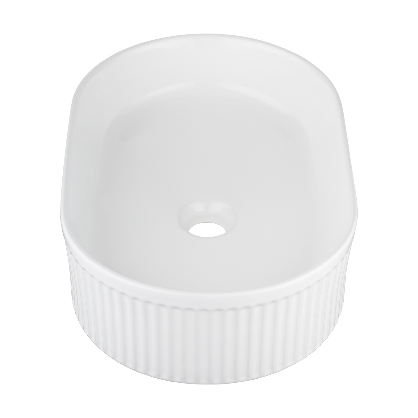 Hazel 490mm Pill Ceramic Above Counter Basin