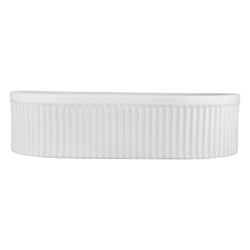 Hazel 490mm Pill Ceramic Above Counter Basin with Pop-up Waste