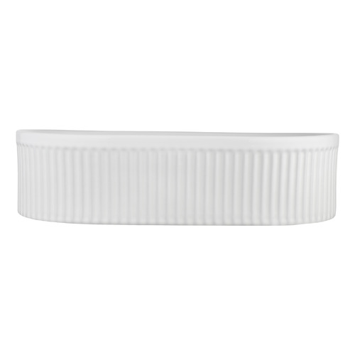 Hazel 490mm Pill Ceramic Above Counter Basin with Pop-up Waste