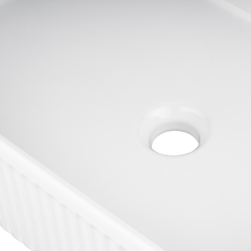 Fletcher 500mm Rectangular Ceramic Above Counter Basin