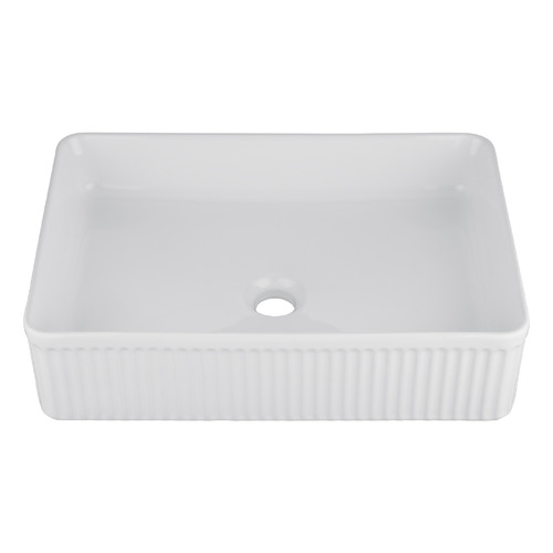 Fletcher 500mm Rectangular Ceramic Above Counter Basin