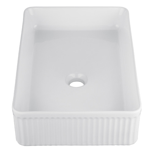 Fletcher 500mm Rectangular Ceramic Above Counter Basin