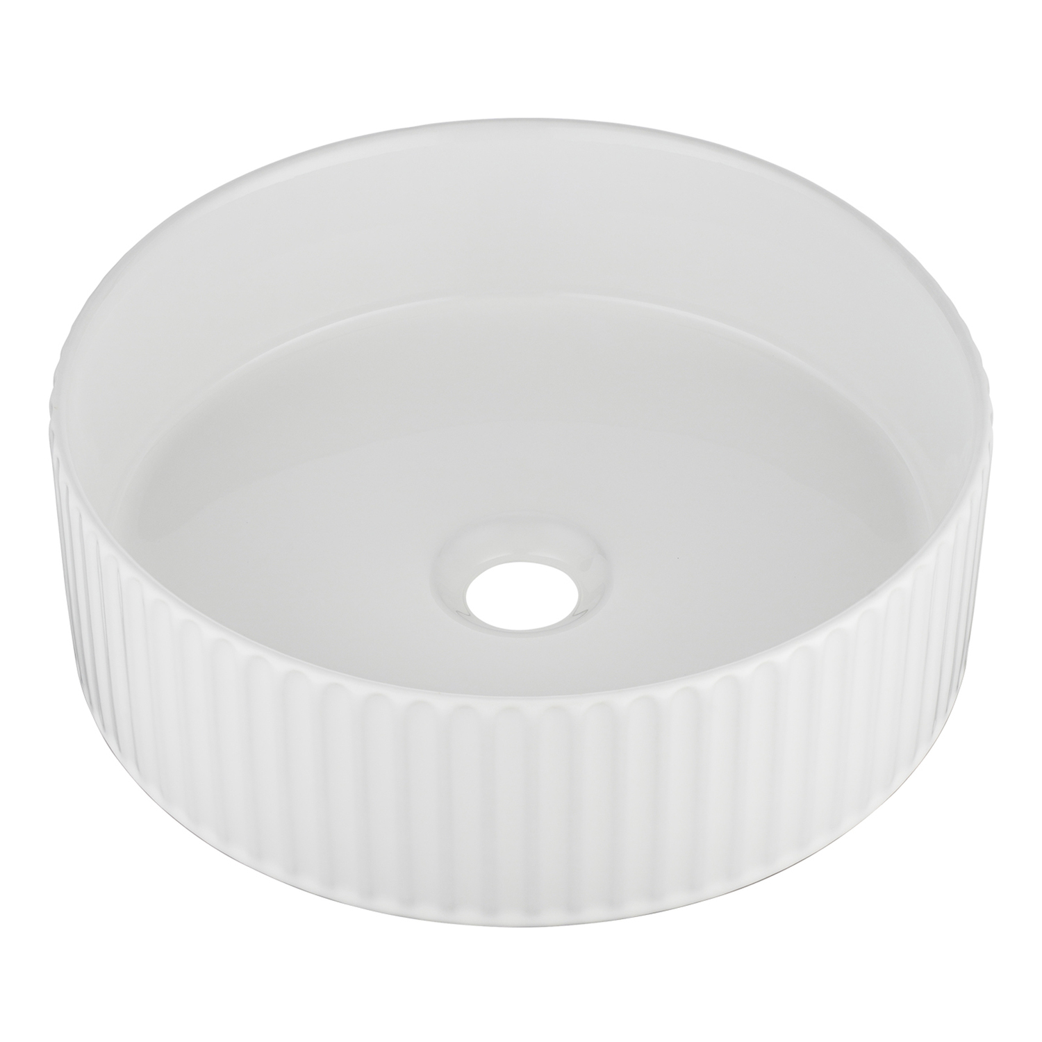Darcie 360mm Round Ceramic Above Counter Basin