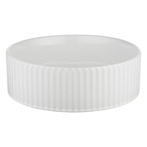 Darcie 360mm Round Ceramic Above Counter Basin with Pop-up Waste