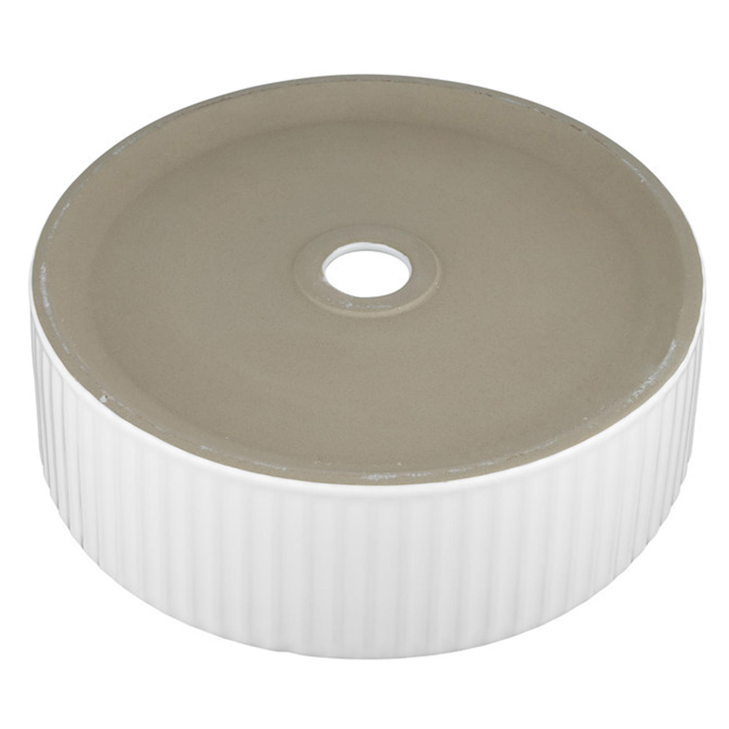 Darcie 360mm Round Ceramic Above Counter Basin