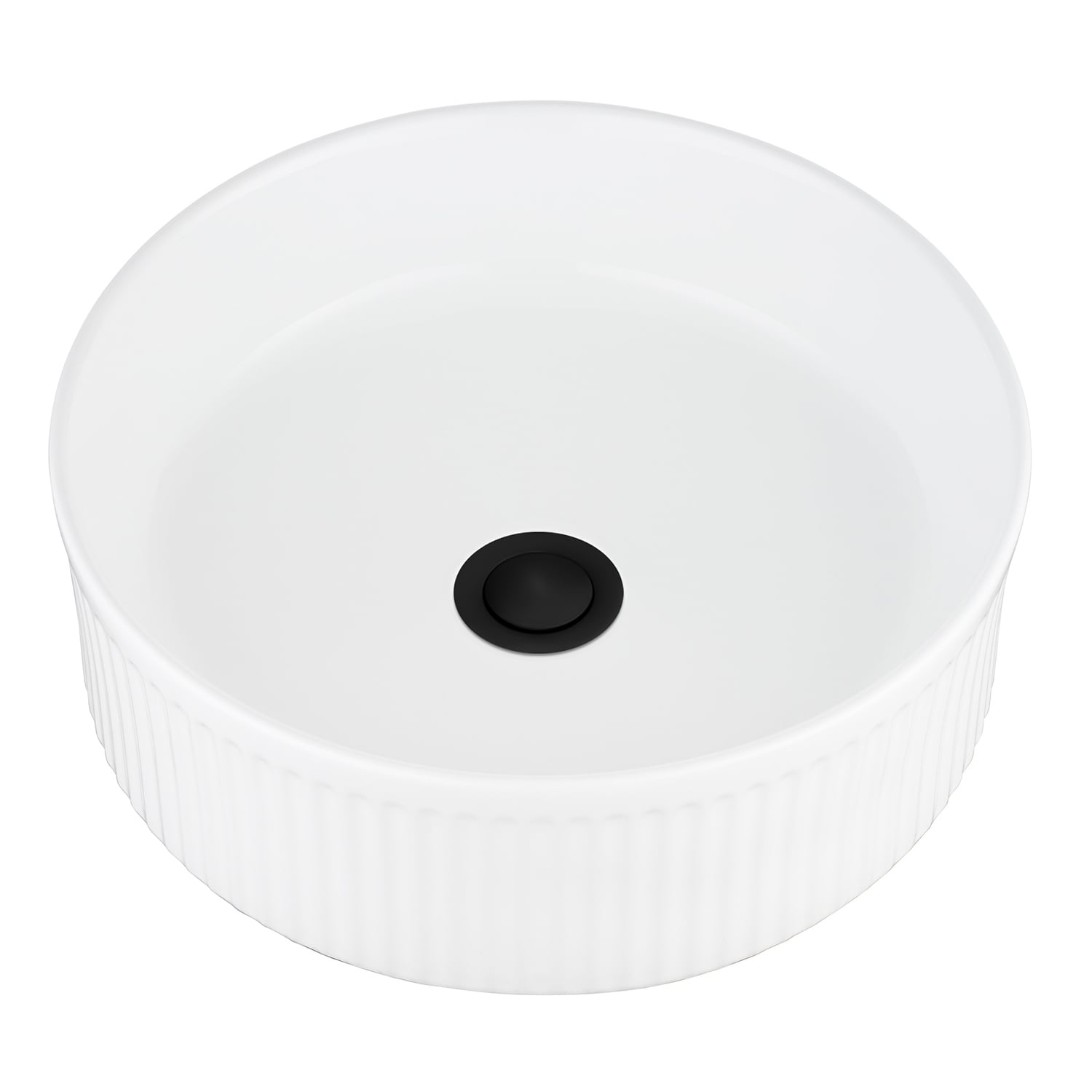 Anika 370mm Round Ceramic Above Counter Basin