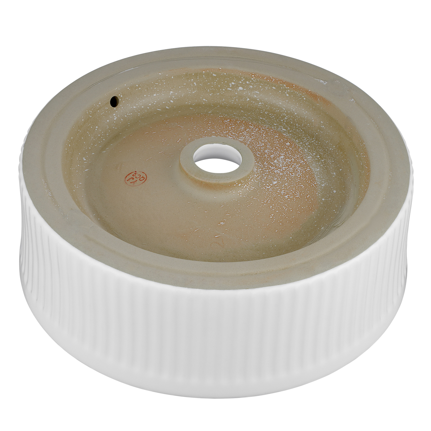 Anika 370mm Round Ceramic Above Counter Basin