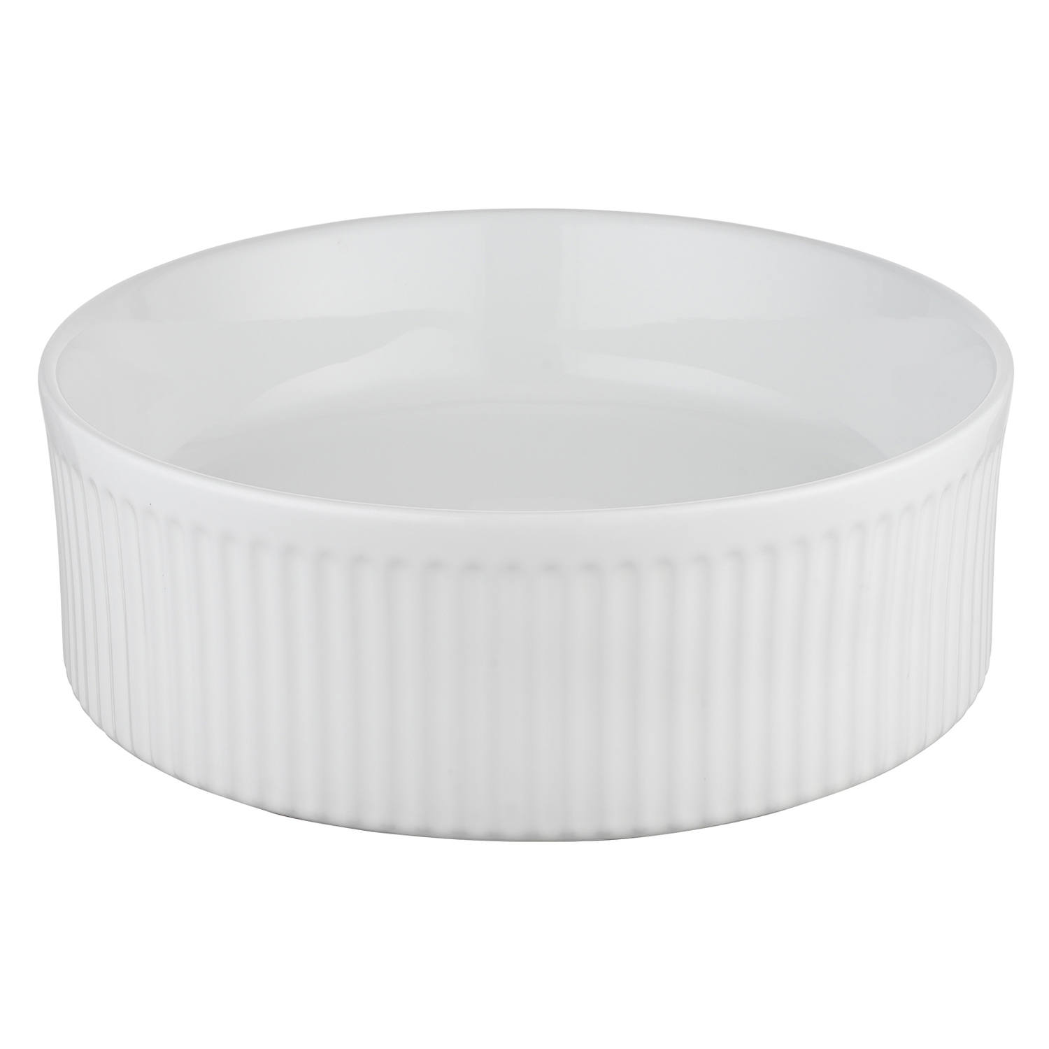 Anika 370mm Round Ceramic Above Counter Basin with Pop-up Waste