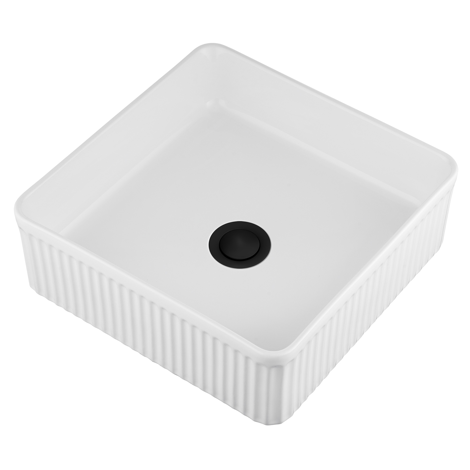 Sienna 375mm Square Ceramic Above Counter Basin