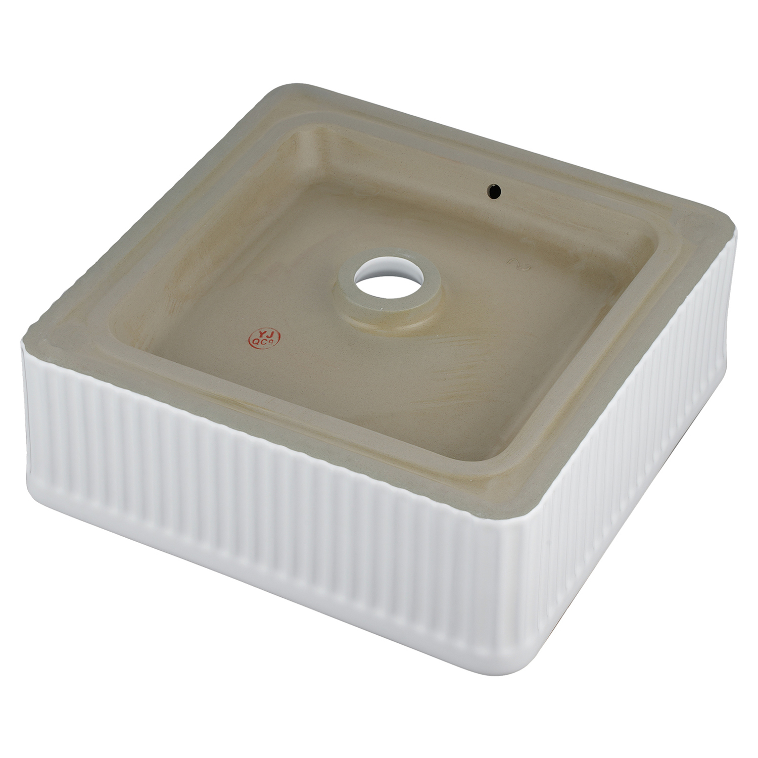 Sienna 375mm Square Ceramic Above Counter Basin
