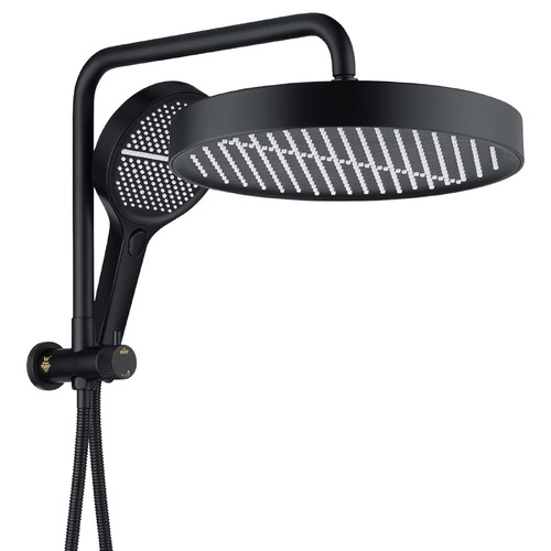 Tully 325mm Gooseneck Short Twin Shower