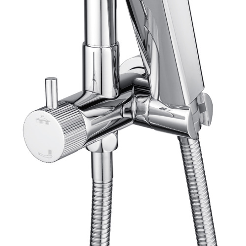 Tully 325mm Gooseneck Short Twin Shower