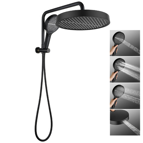 Tully 325mm Gooseneck Short Twin Shower