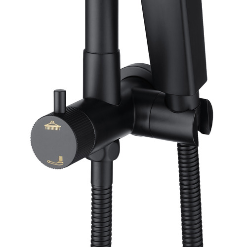 Tully 325mm Gooseneck Short Twin Shower