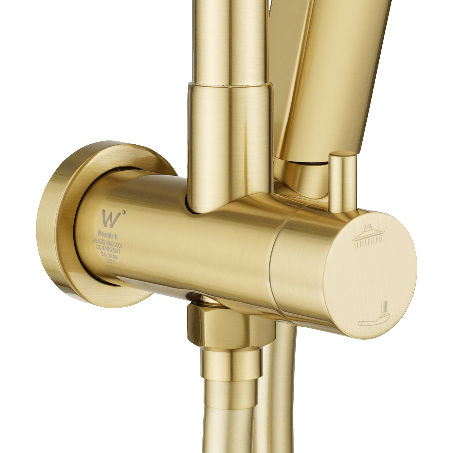 Andreas Gold Twin Shower Mixer Set
