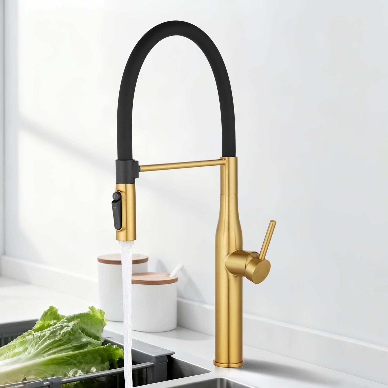 Quintessa 3-Function Pull-Out Kitchen Sink Mixer