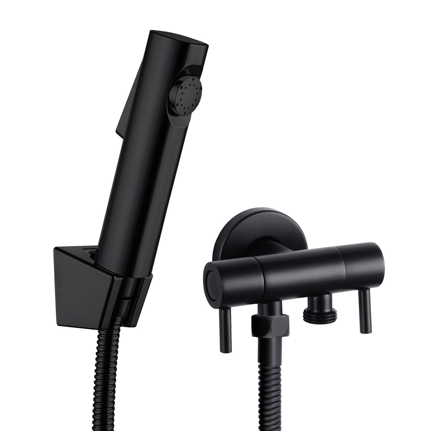 Alto Round Toilet Bidet Spray with Dual Diverter Tap
