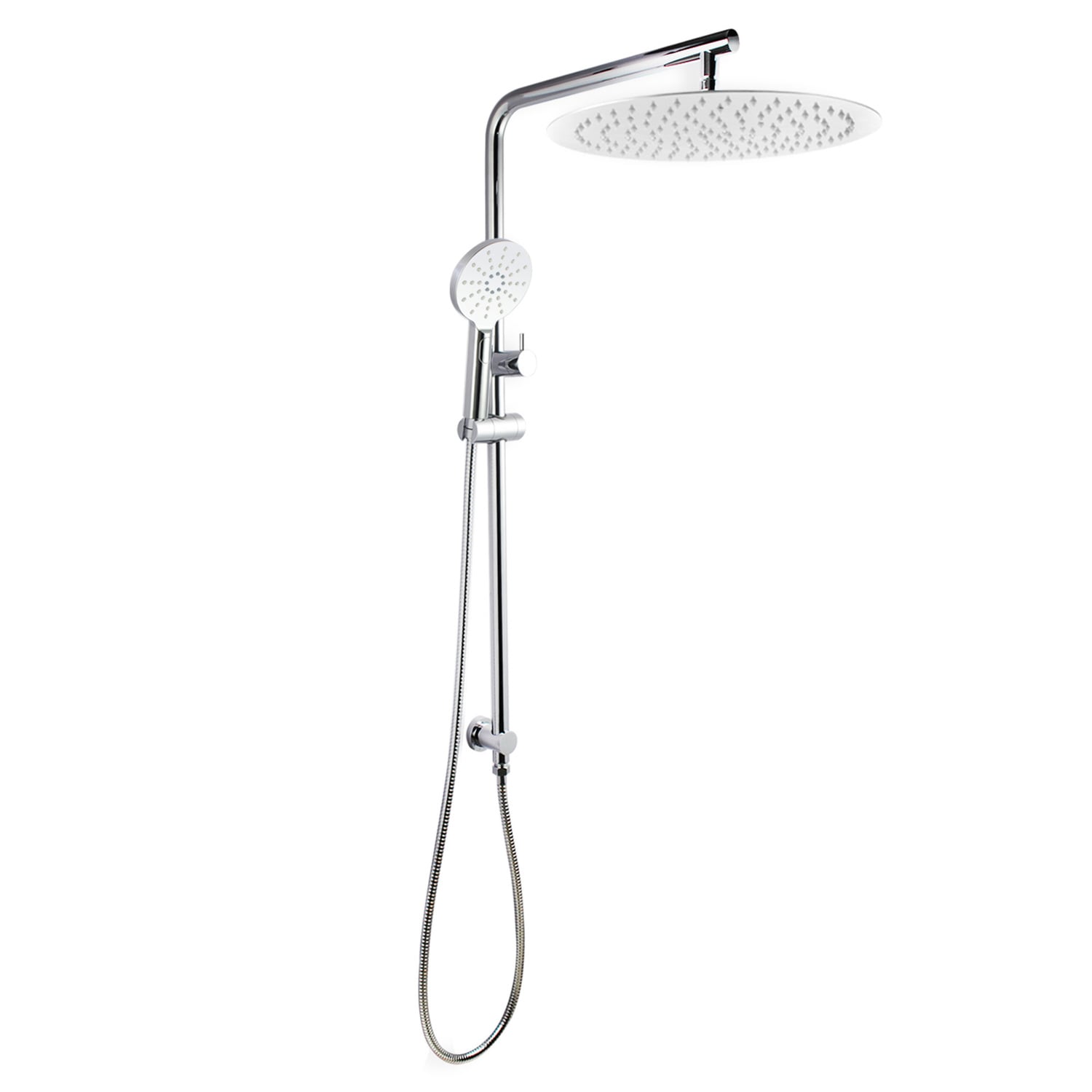 Solander Chrome Twin Shower