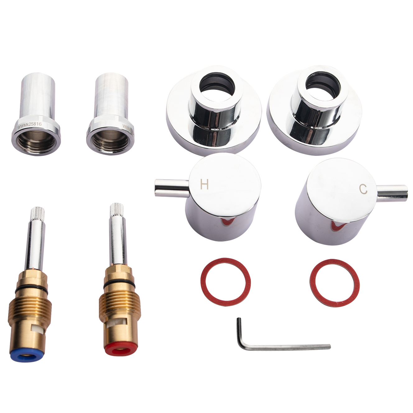 Fletcher Twin Shower Tap Set