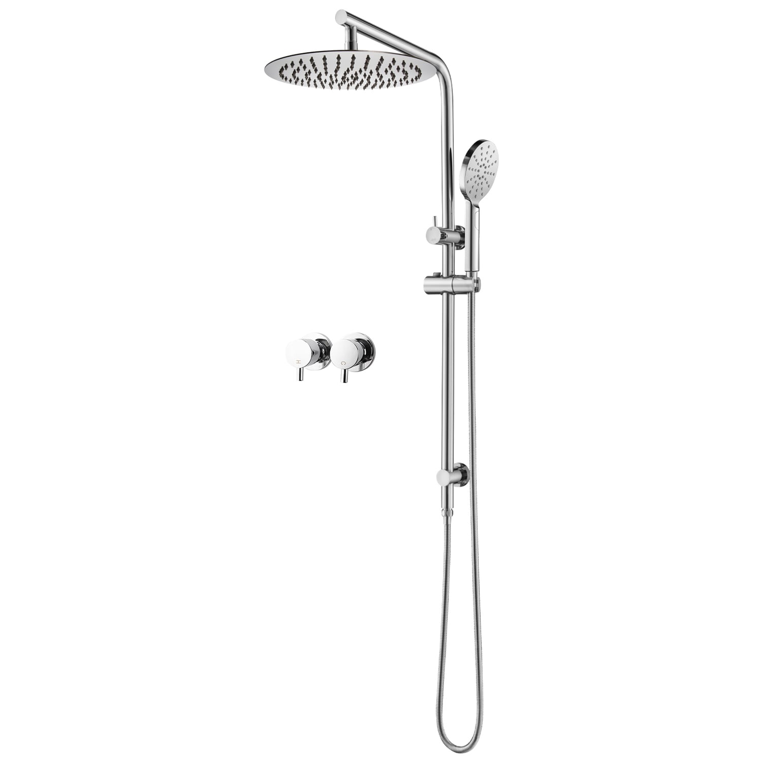 Fletcher Twin Shower Tap Set
