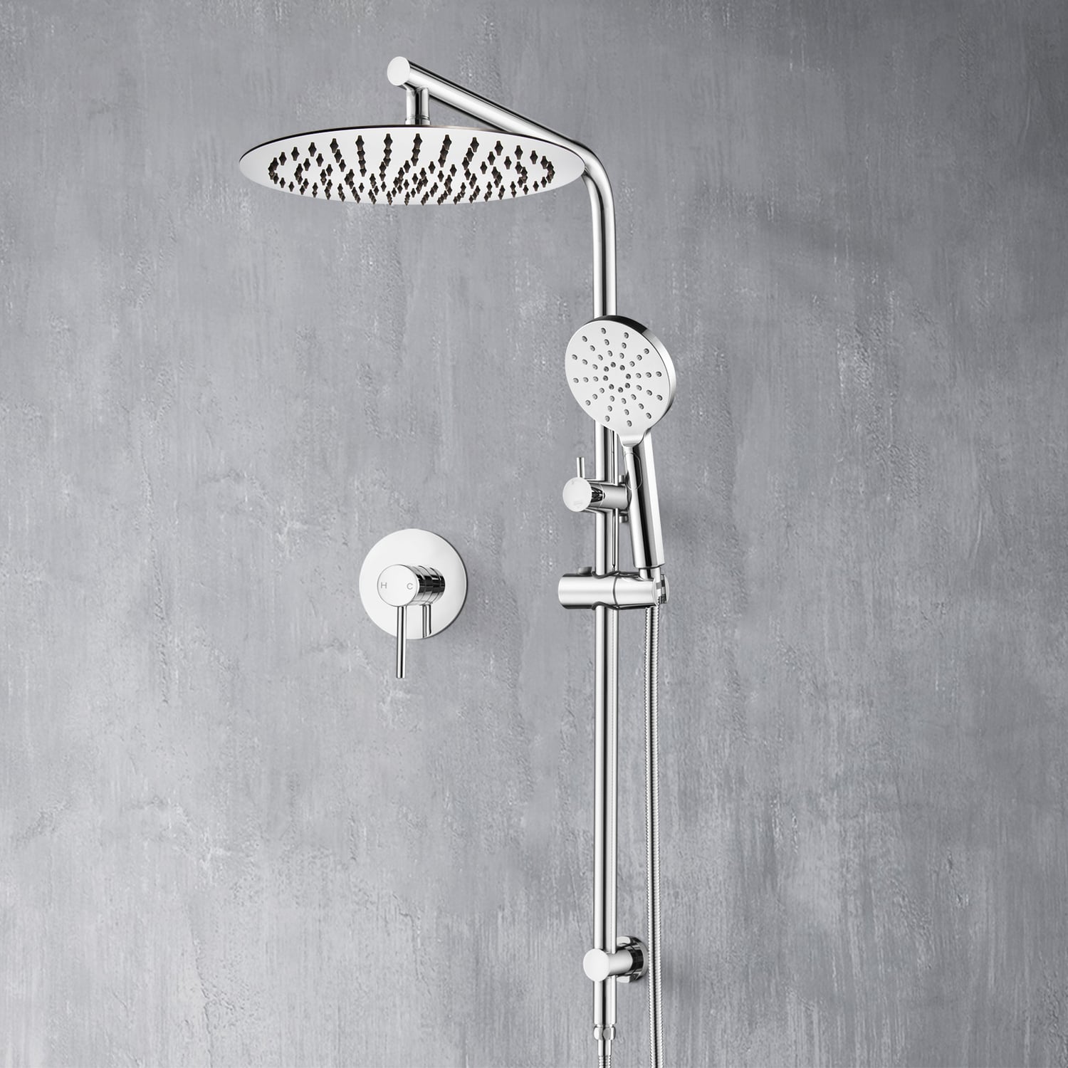 Fletcher Twin Shower Mixer Set