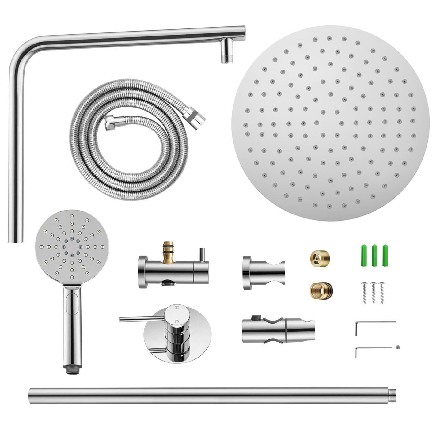 Fletcher Twin Shower Mixer Set