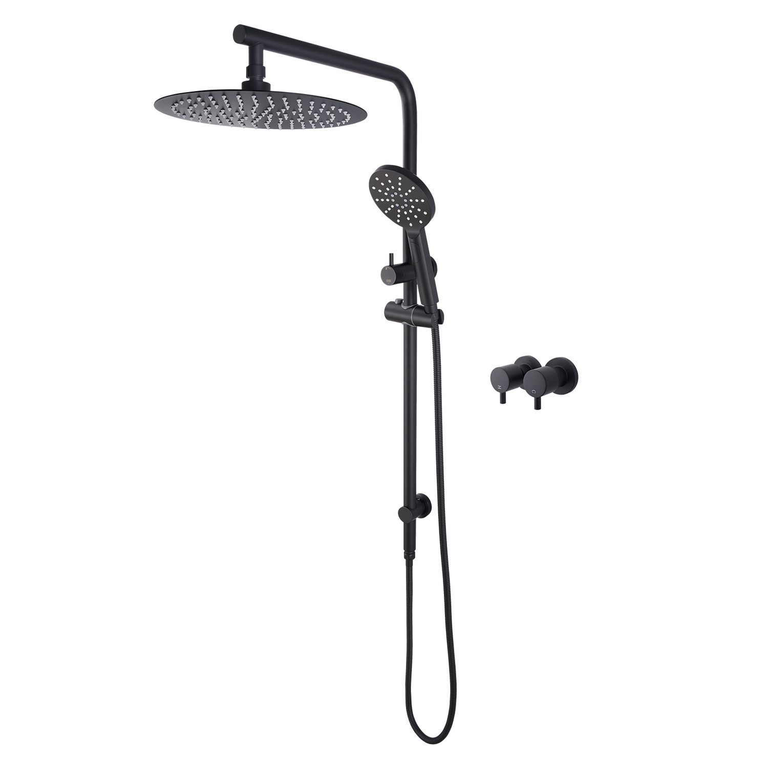 Fletcher Twin Shower Tap Set