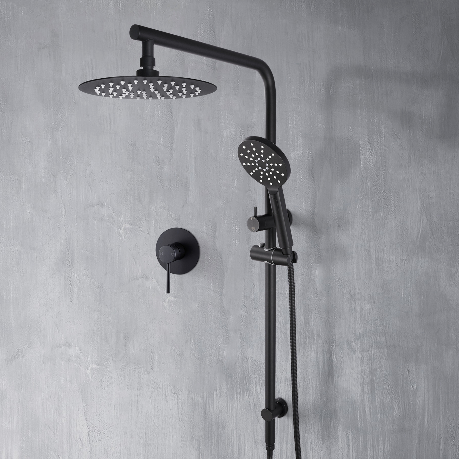 Mikolaj Twin Shower Mixer Set