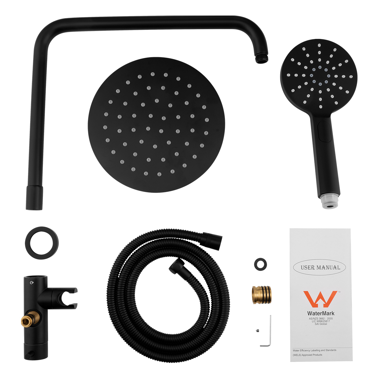 Suri Short Twin Shower Mixer Set