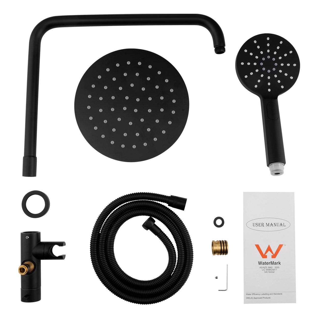 Suri Short Twin Shower Tap Set