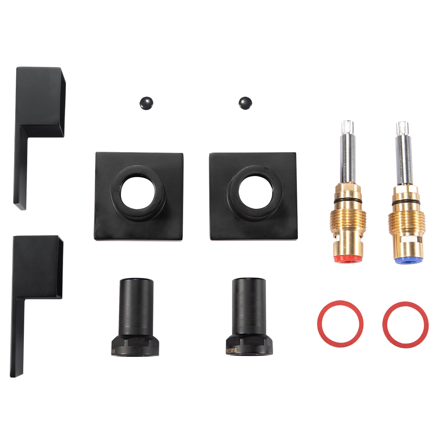 Alessandro Short Twin Shower Tap Set