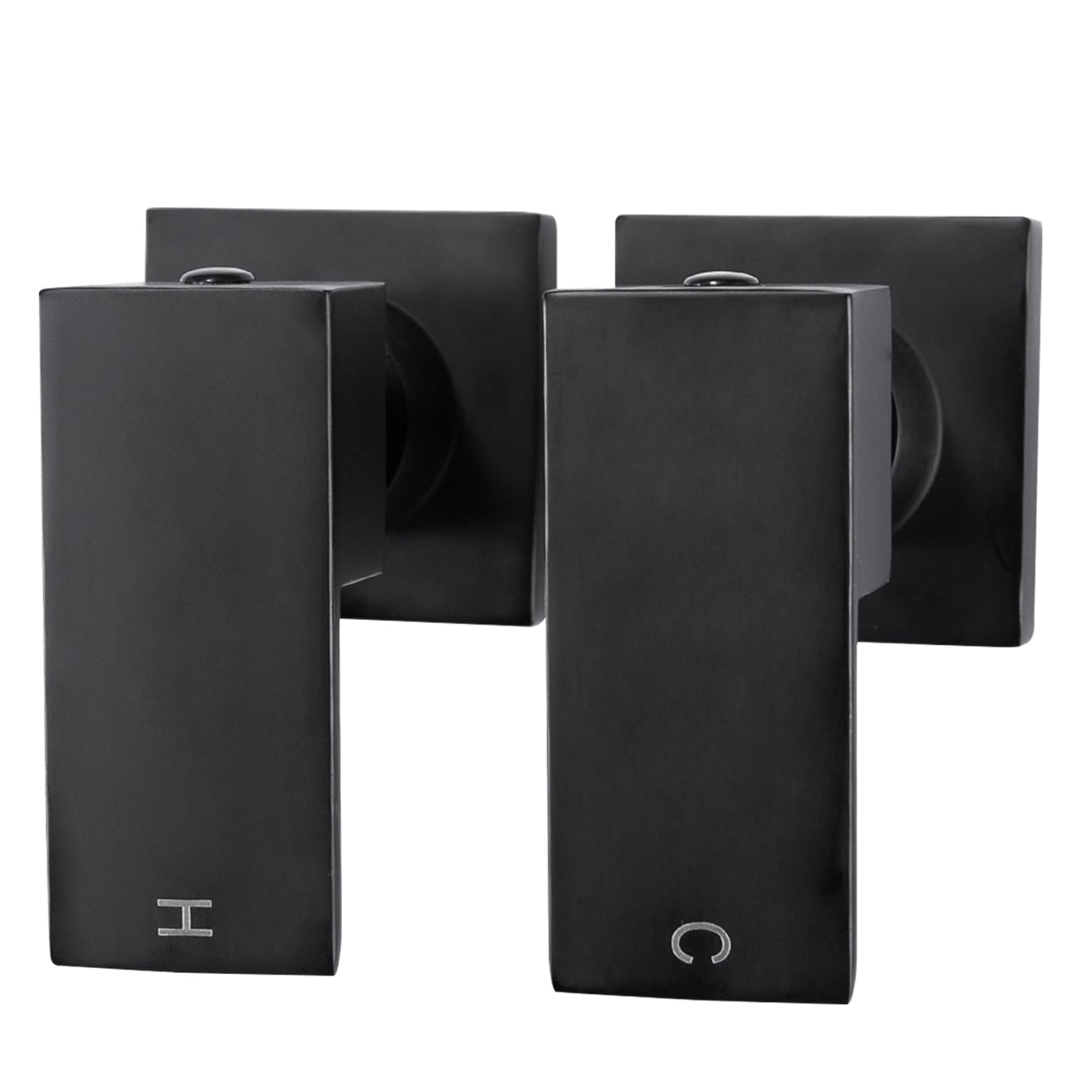 Alessandro Short Twin Shower Tap Set
