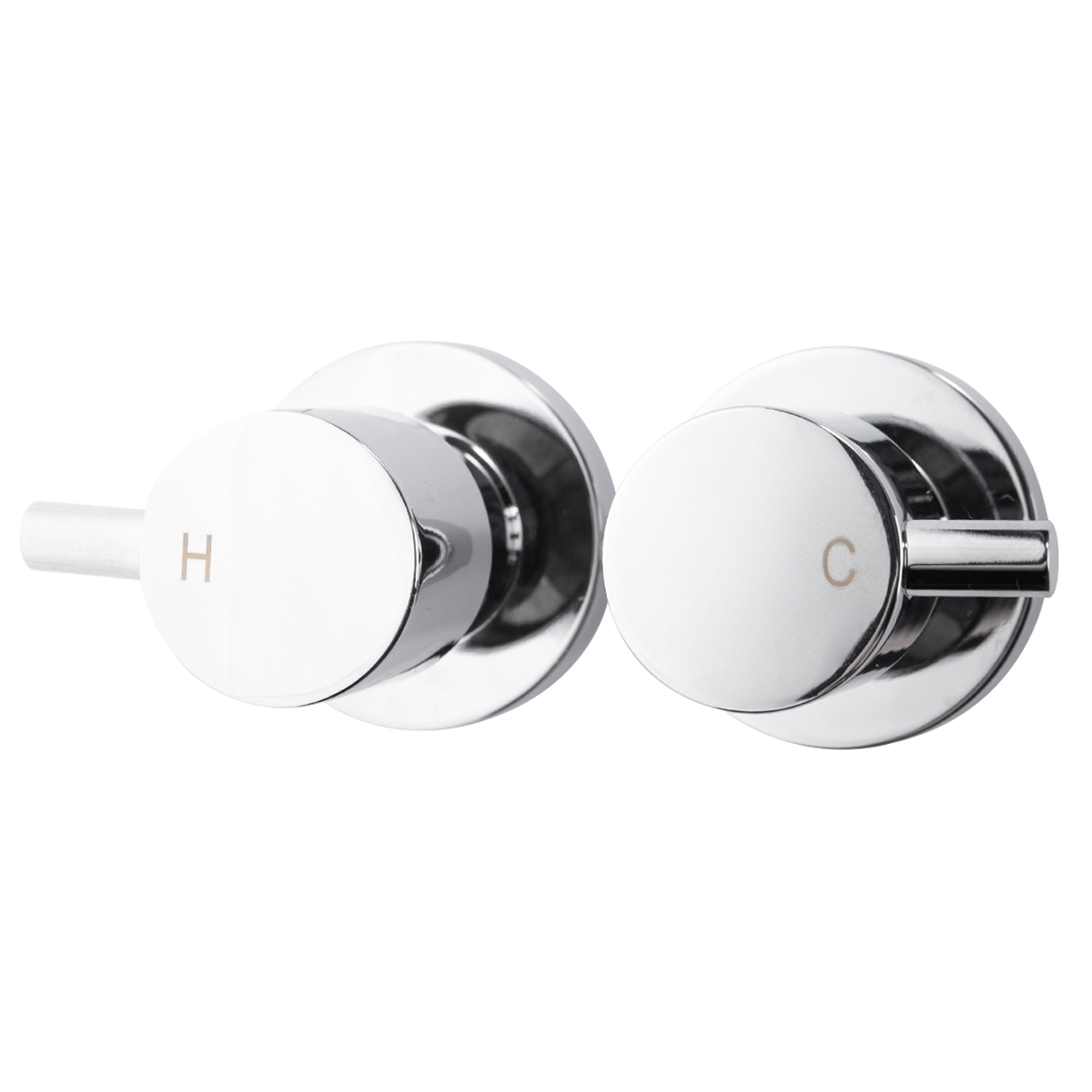 Suri Short Twin Shower Tap Set