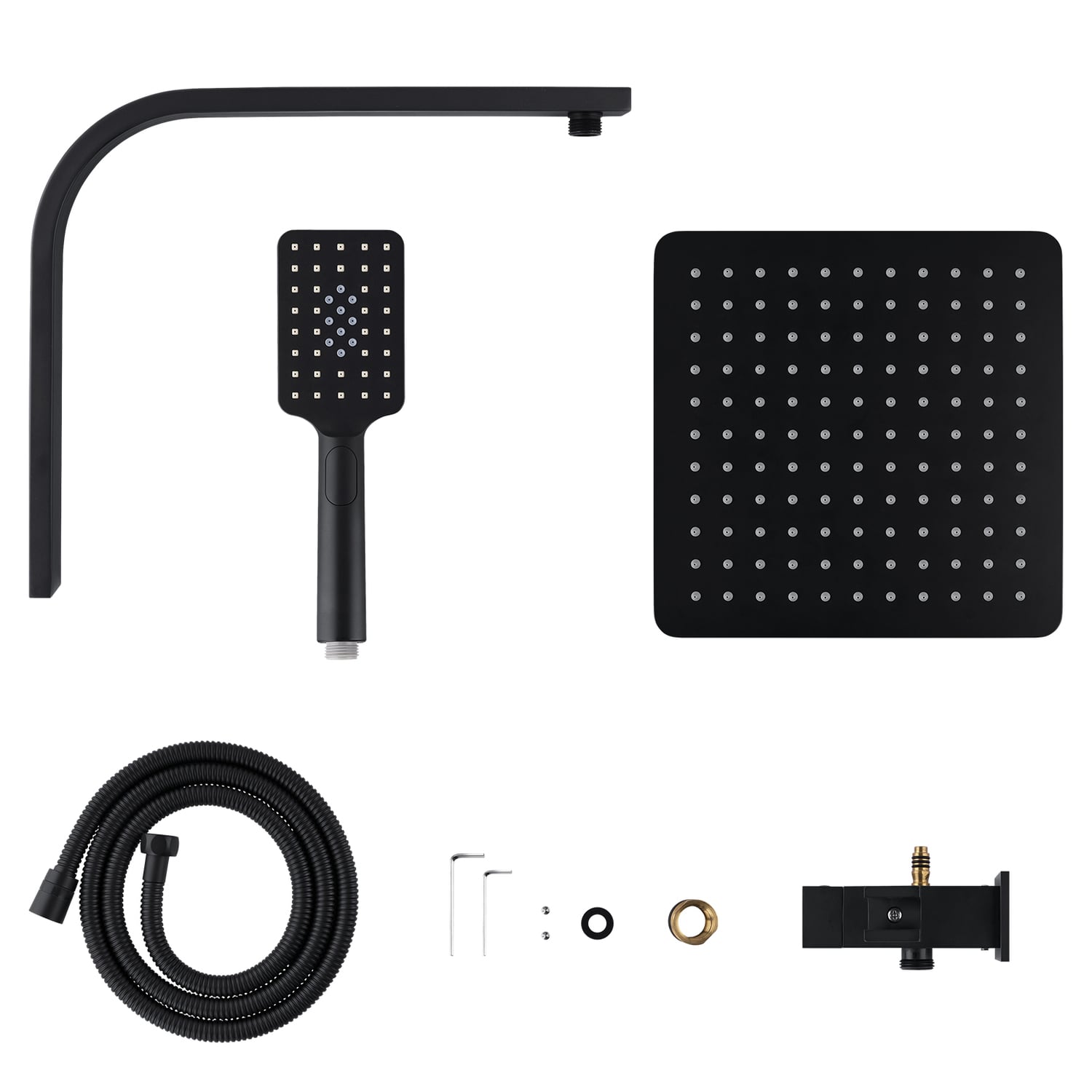 Alessandro Short Twin Shower Mixer Set
