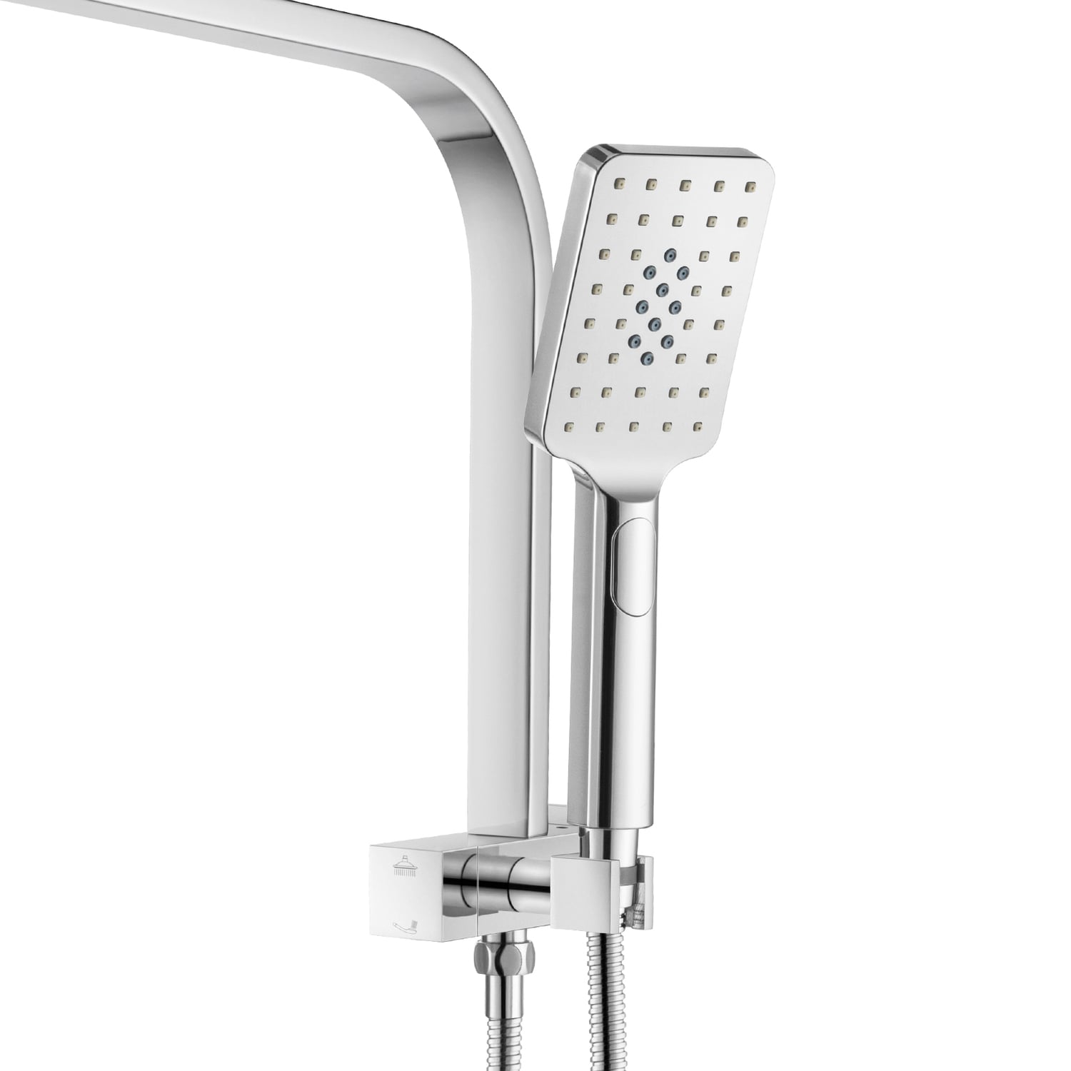 Alessandro Short Twin Shower Tap Set
