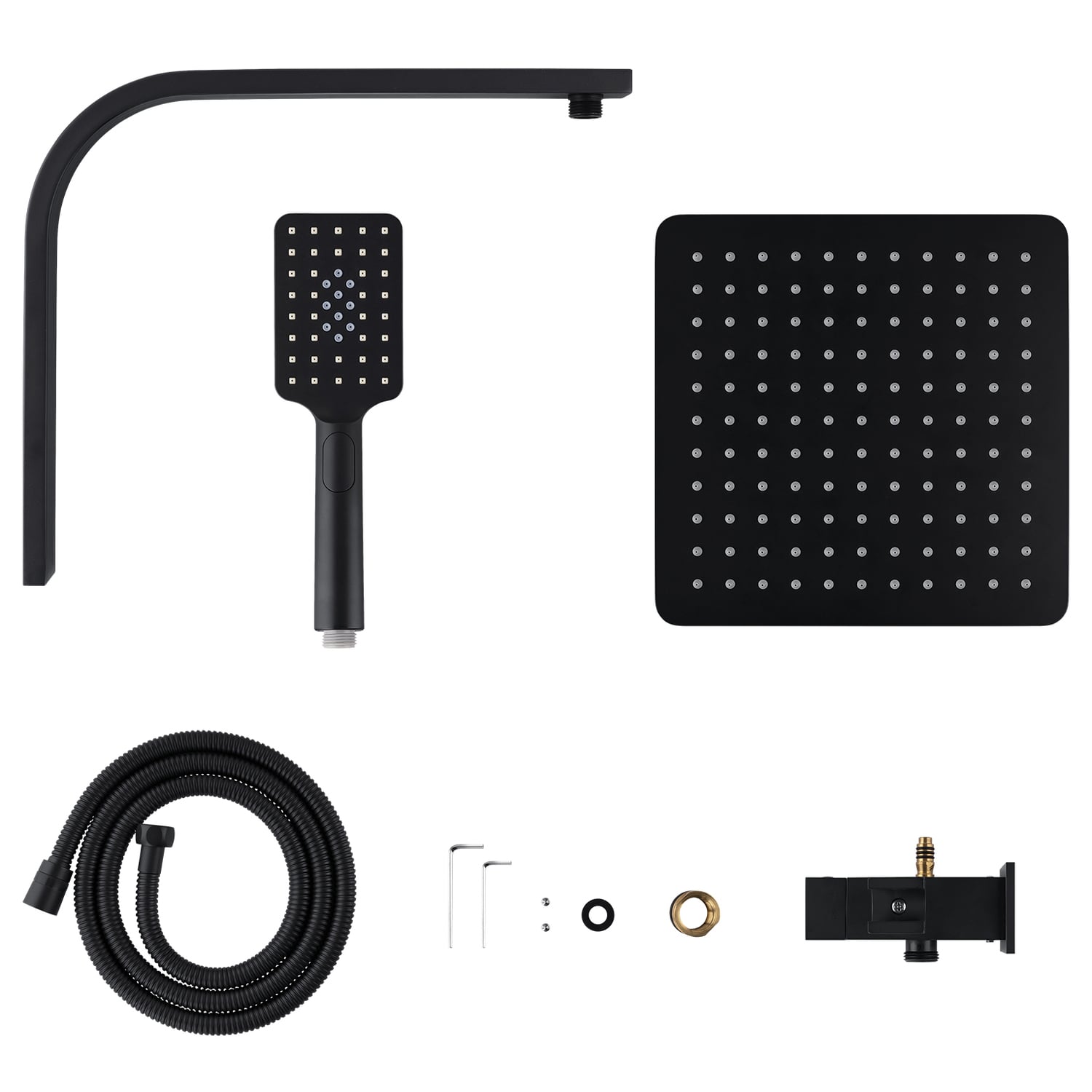 Alessandro Short Twin Shower Tap Set