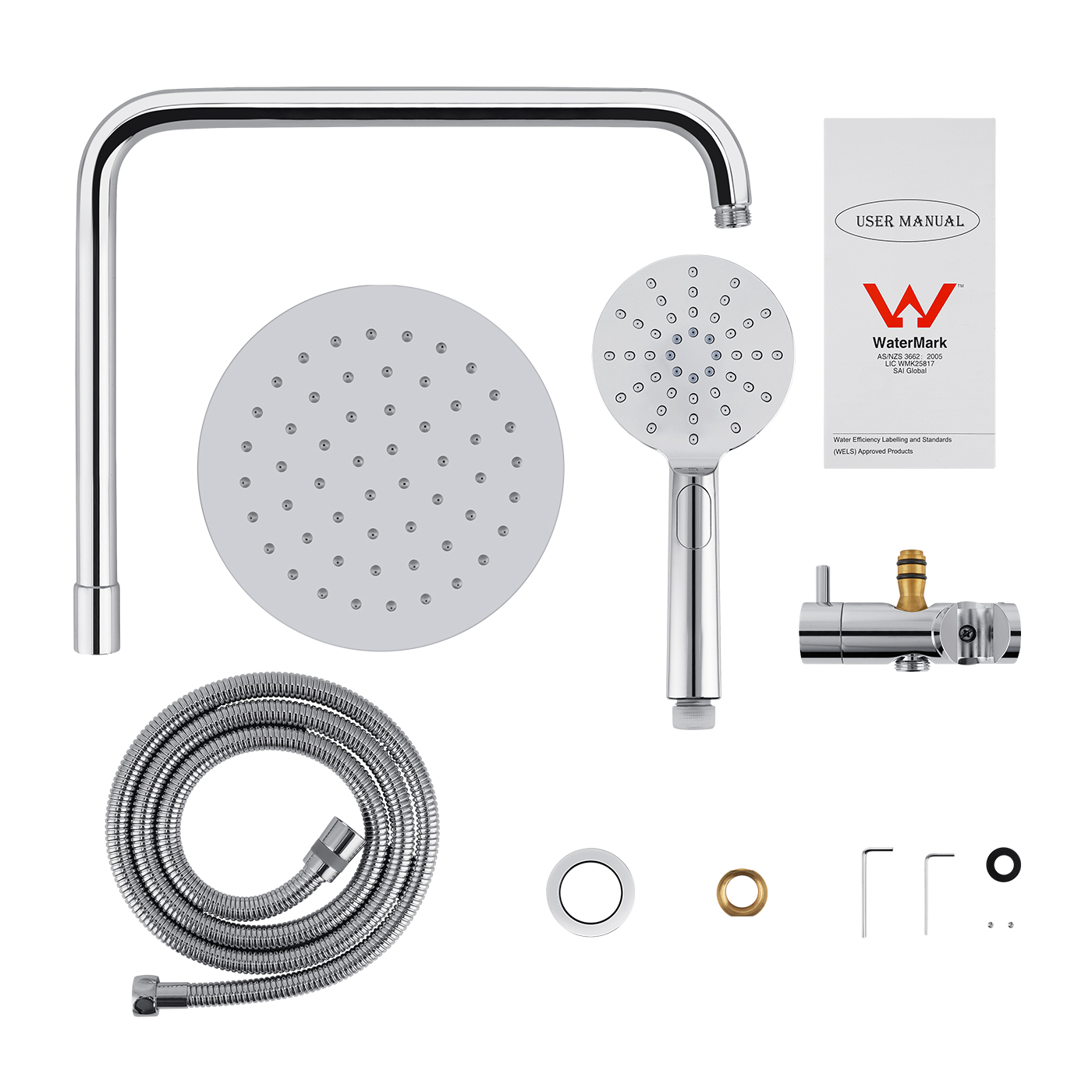 Suri Short Twin Shower Mixer Set