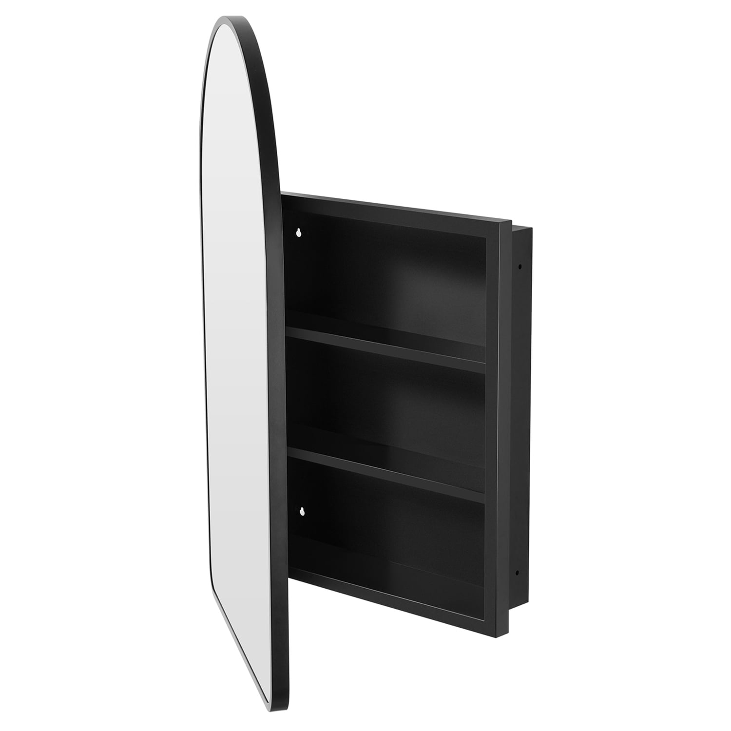 Madrid 797 x 497mm Arched Iron Bathroom Mirror
