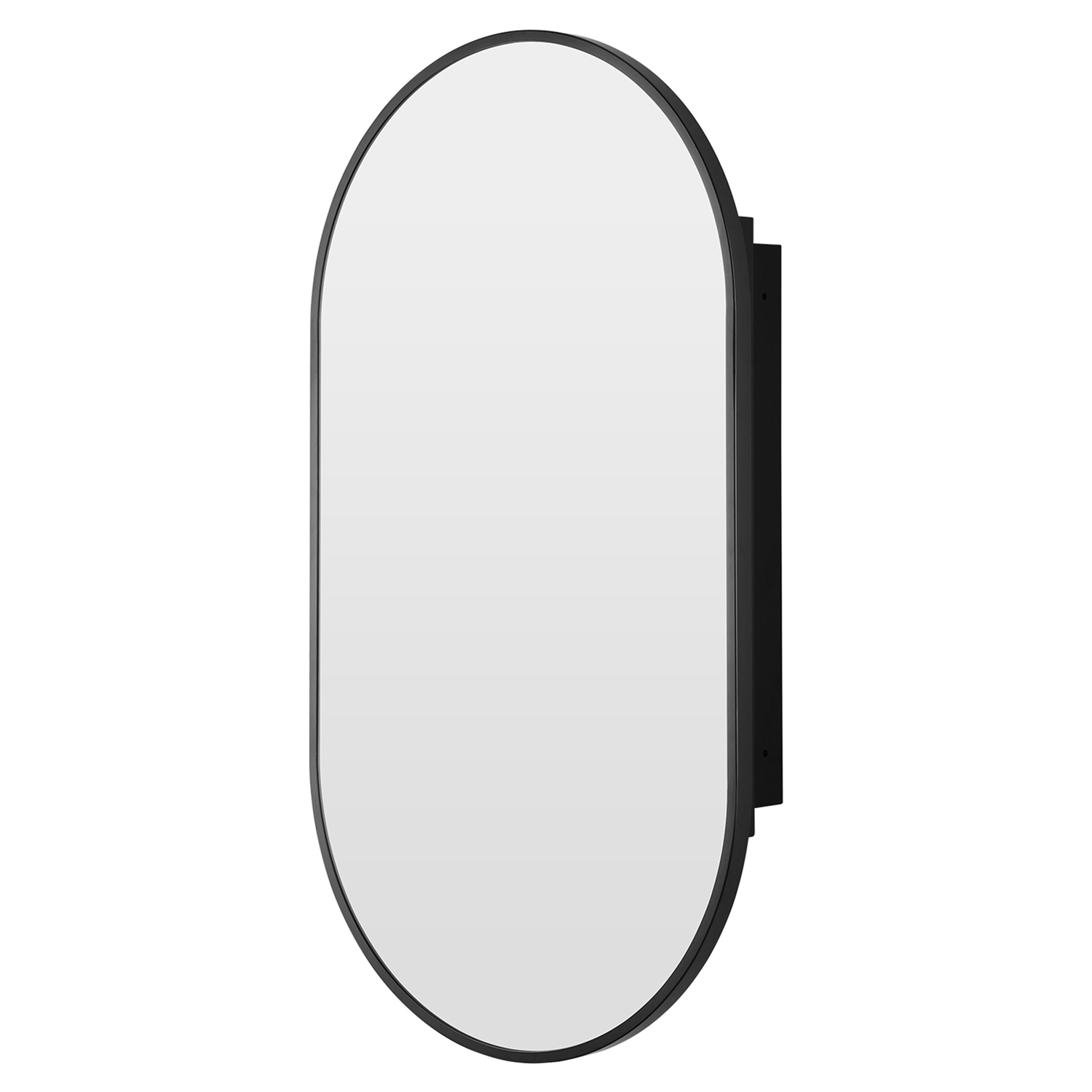 Madrid 915 x 508mm Oval Iron Bathroom Mirror
