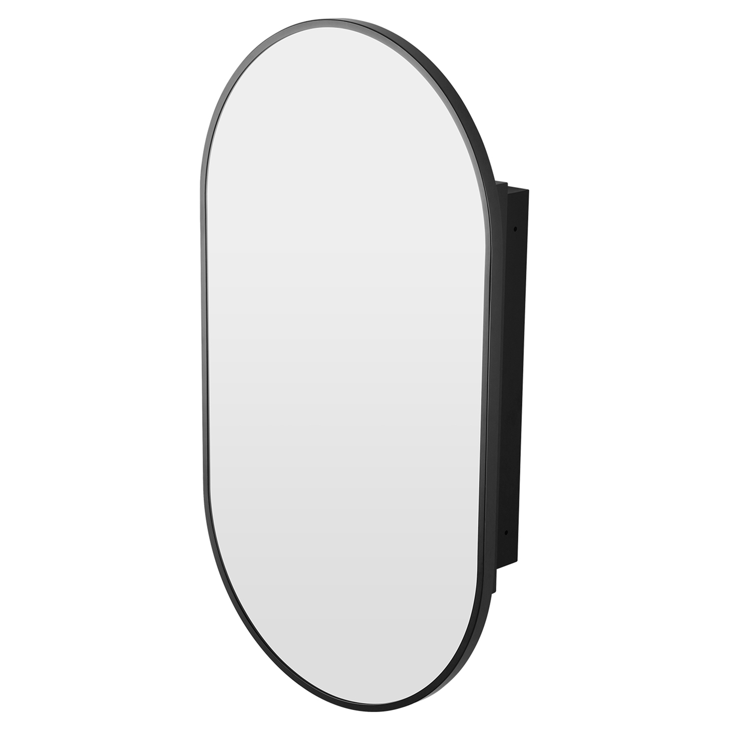 Madrid 915 x 508mm Oval Iron Bathroom Mirror