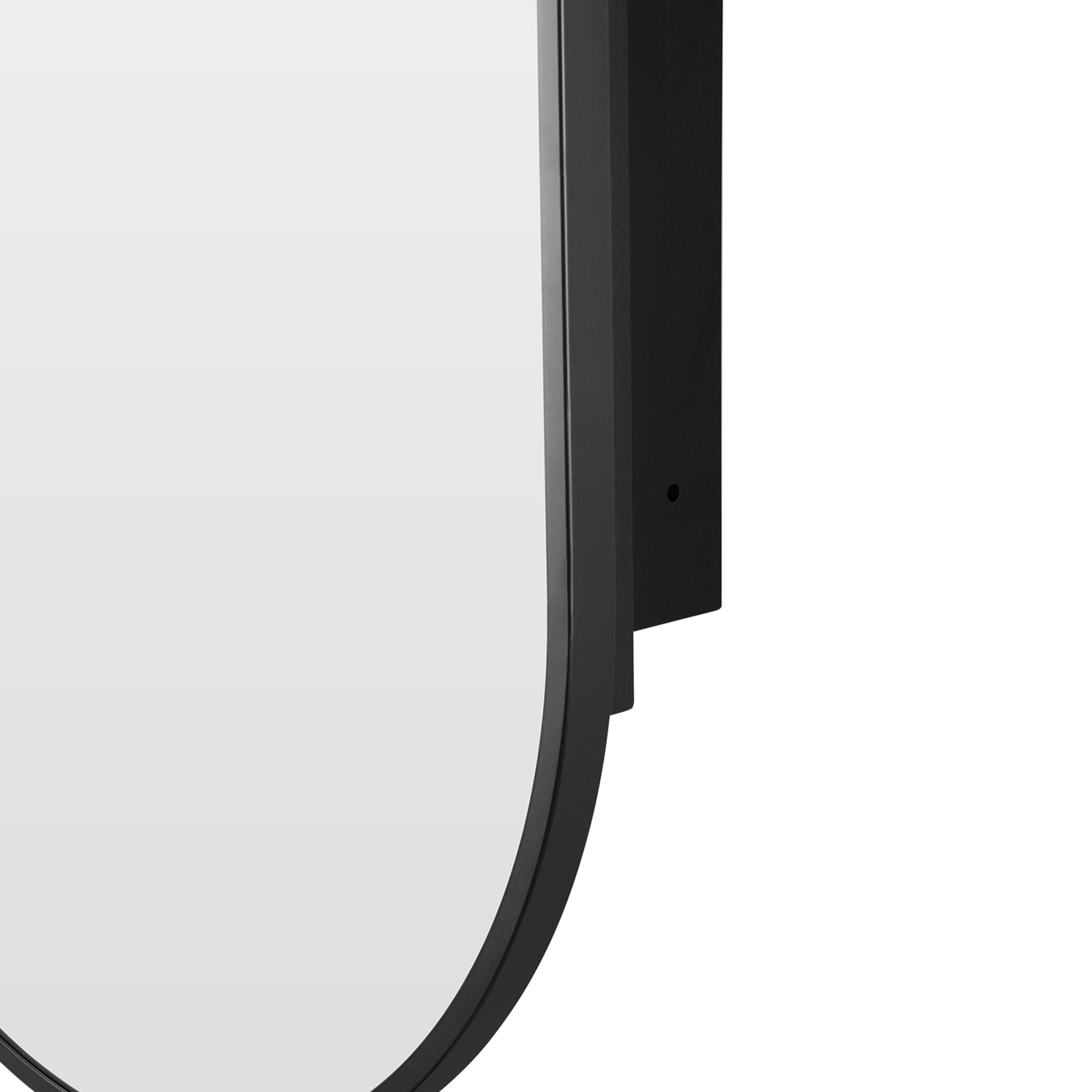 Madrid 915 x 508mm Oval Iron Bathroom Mirror