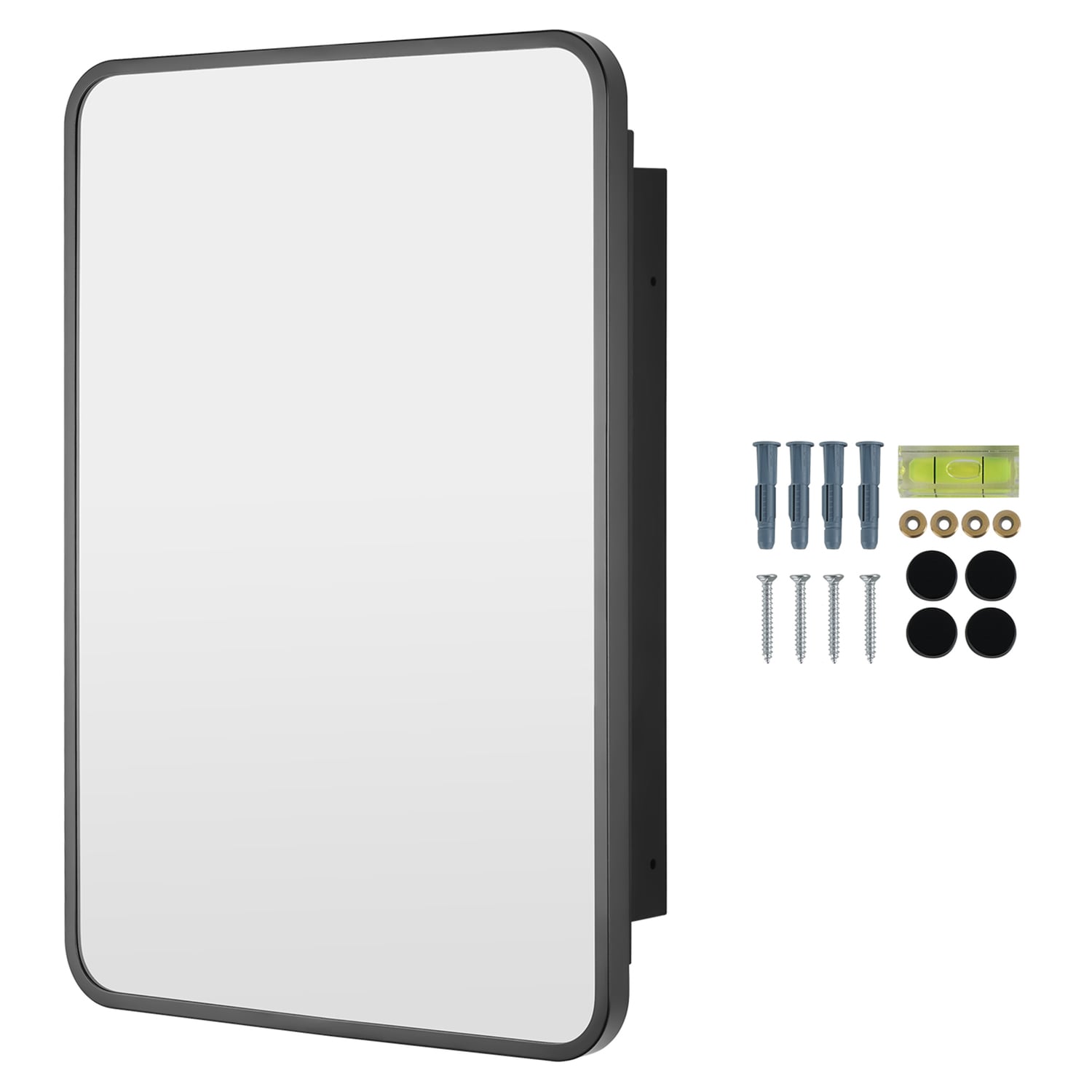 Madrid 600 x 420mm Rectangular Iron Bathroom Mirror